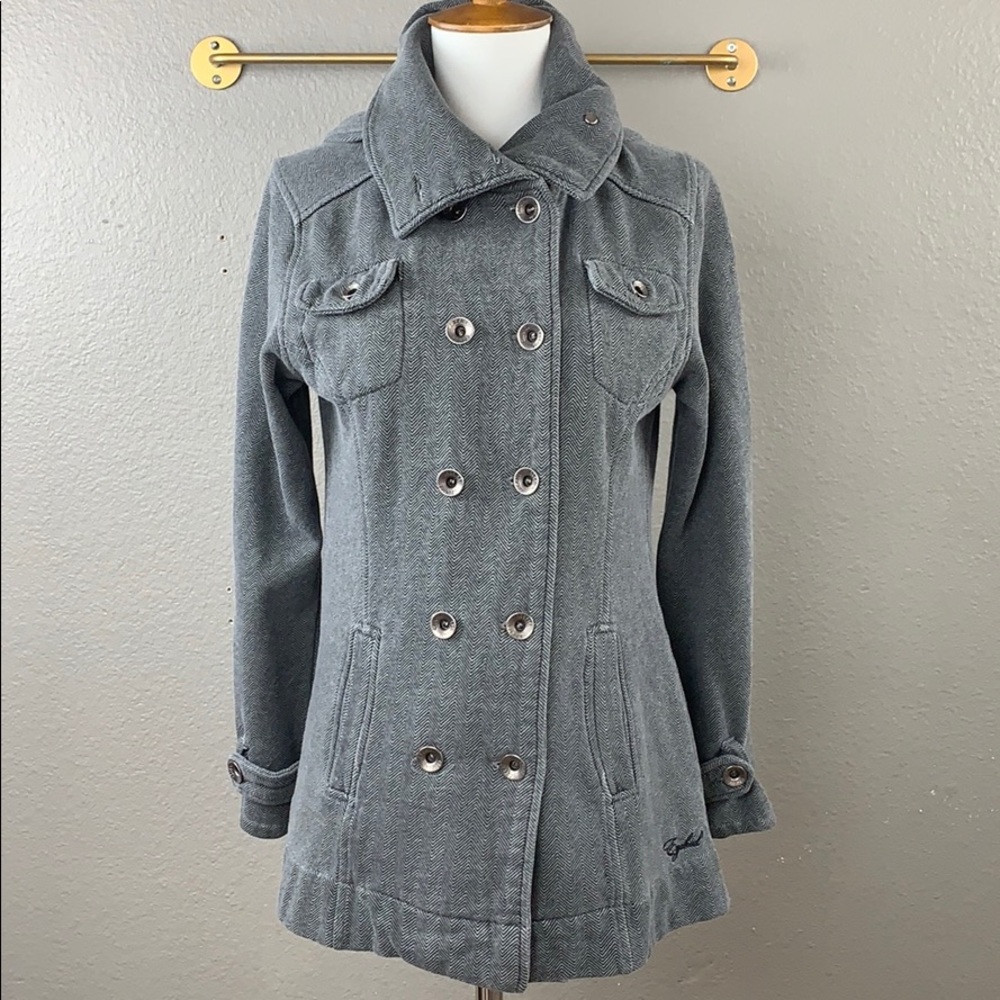 Ezekiel hooded sweatshirt pea coat chevron jacket